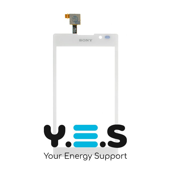 Тачскрін для Sony C2305 S39h Xperia C білий, Original