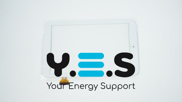 Сенсорне скло (тачскрін) для китайських планшетів 8", біле, TPC00773