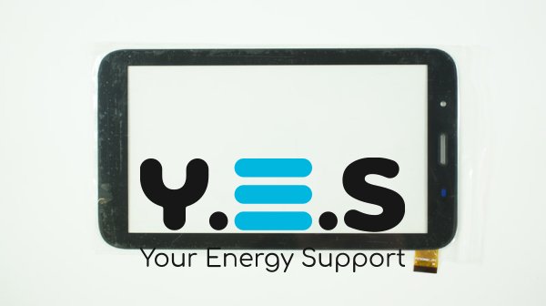 Тачскрин (сенсорне скло) Globex GU7080c/PG70086B1 7" 186×105мм, активна 150×87, 39pin, чорний