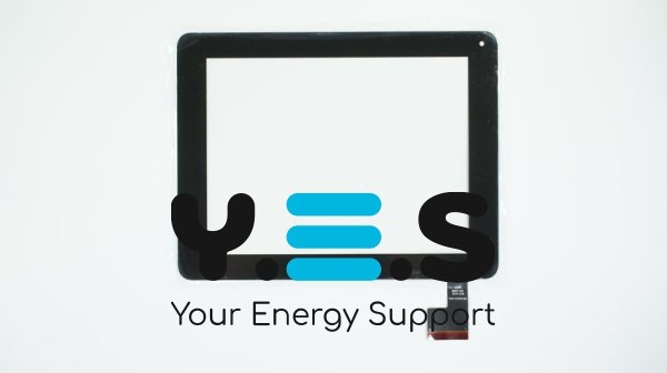 Тачскрин (сенсорне скло) Digma iDsD8 QSD 8007-03 8" 198×154/162×122 50pin чорний