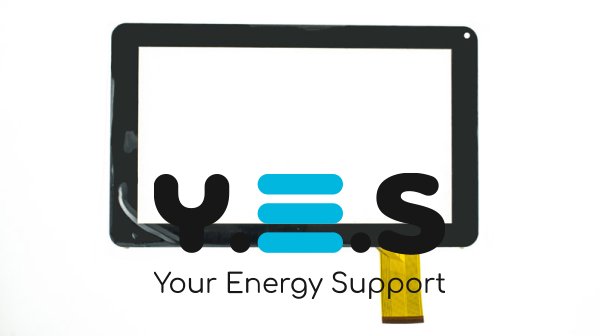 Тачскрін (сенсорне скло) DH-0918A1-PG-FPC058 9", 232×141/198×112 мм, 50 pin, чорний