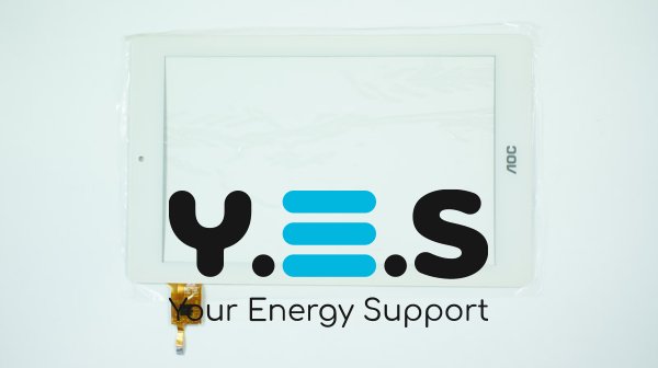 Тачскрин RS8F422_V2.1 8" 209×130 мм 6pin білий (сенсорне скло)