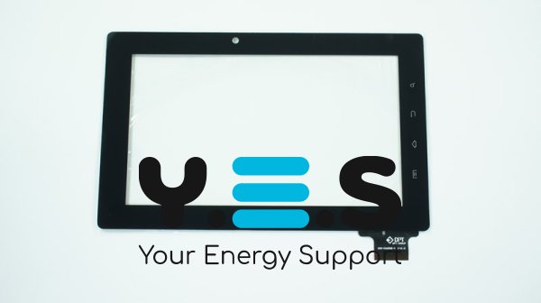 Тачскрін (сенсорне скло) 300-N3690B-A00-V1.0 7" 182×113/152×86 мм 61pin чорний