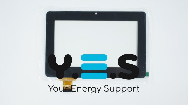 Сенсорне скло (тачскрин) FPC-TP070200(C185)-00 7" 185×123/150×87 мм 30 pin чорне