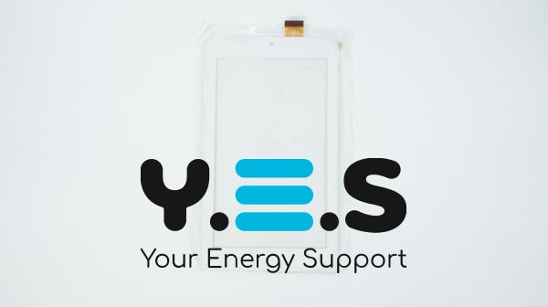 Сенсорне скло (тачскрін) FPC-TP070266(716A) 7" 191×108/154×90 мм біле