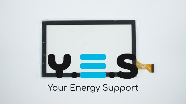 Тачскрін (сенсорне скло) GT706-V3 170×103 мм, активна 154×86 мм, чорний