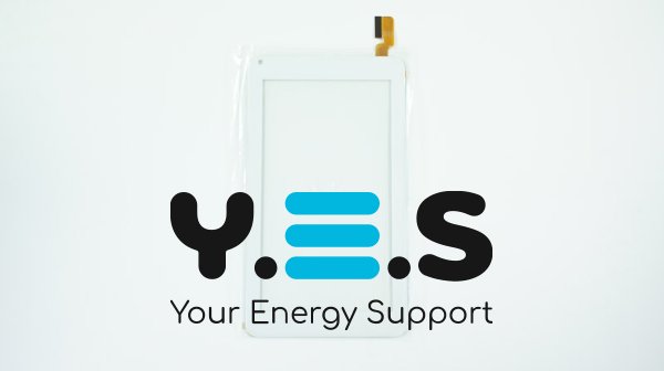 Сенсорне скло тачскрін HD26CYD 7" 188×105/155×86 мм, 30pin, біле