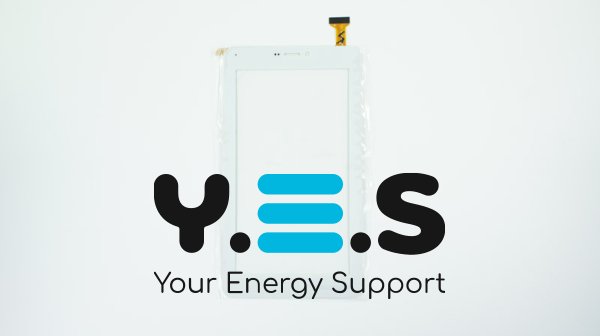 Сенсорне скло (тачскрін) YLD-CCG7052-FPC-A0 v1 7" 188×104/155×86 мм 30pin біле