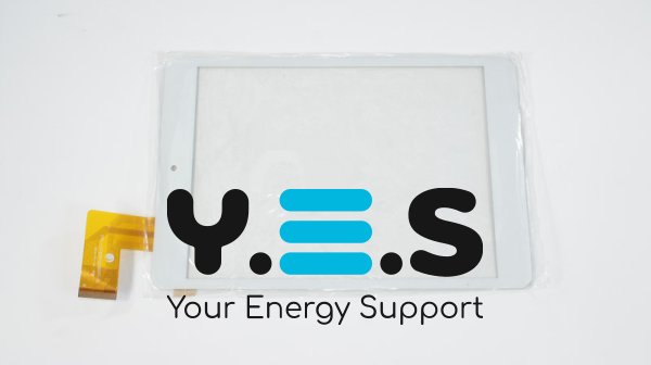 Тачскрін (сенсорне скло) FPC-CY785072(C8037)-01 7,85" 197×131/161×121 36pin білий