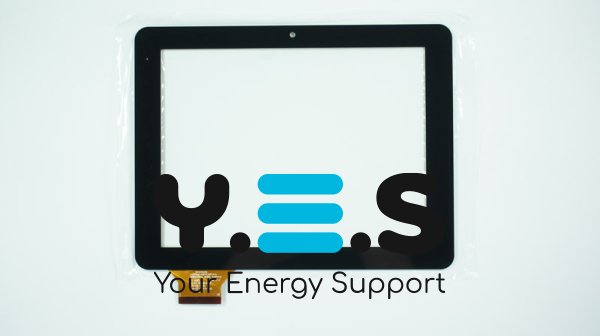 Сенсорне скло (тачскрин) C195150A7-DRFPC182T-V1.0 8" 194×149/161×122мм 52pin чорне