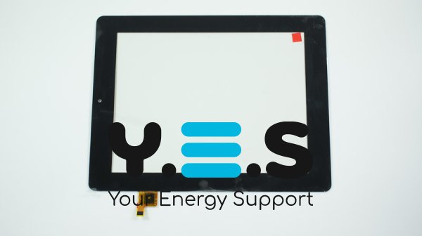 Тачскрин (сенсорне скло) CTP080088-02 8" 200×153 мм активна 163×123 мм чорний