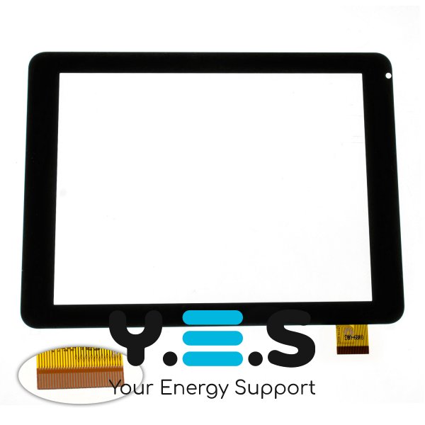 Сенсорне скло (тачскрін) FO119 KDX 195×146 мм, робоча зона 162×122 мм, чорне