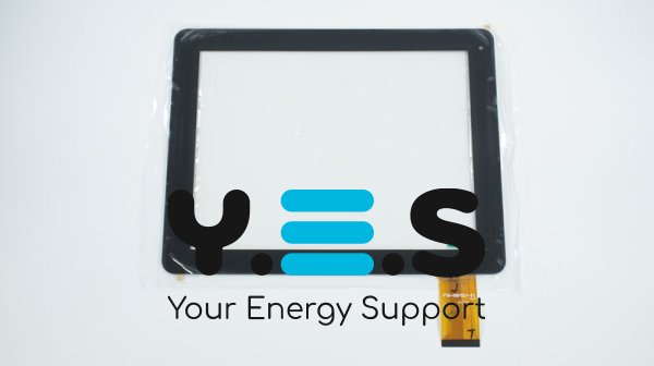 Тачскрін YTG-G97017-F1 V1.0 9,7" 236×183/198×149 мм 50pin чорний
