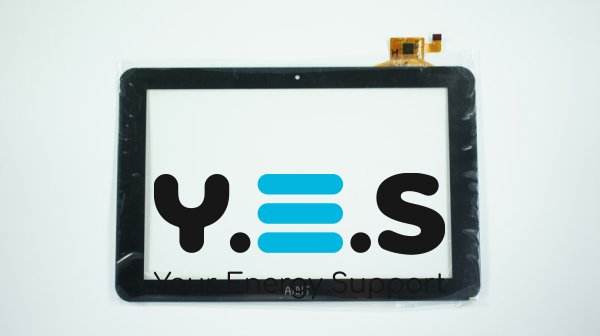 Тачскрін (сенсорне скло) Digma iDsQ11 YTG-P10009-F1 V1.0 10,1" 12pin чорний 259×168мм