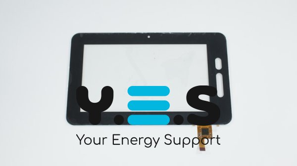 Тачскрин (сенсорне скло) DR-F-07029 7" 194×119/154×86 мм 12pin чорний