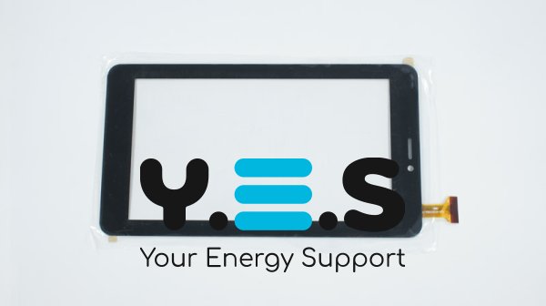 Сенсорне скло (тачскрін) YLD-CCG7052-FPC-A0 v1 7", 188×104/155×86 мм, 30pin, чорне