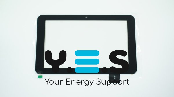 Тачскрин (сенсорне скло) 0176-BLX 9" 235×144/198×115 мм, 50 pin, чорний