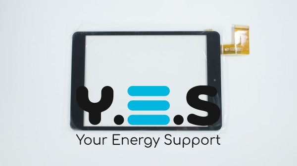 Сенсорне скло CZY6214C-FPC 7" 186×111/155×86 мм, 30 pin, чорне