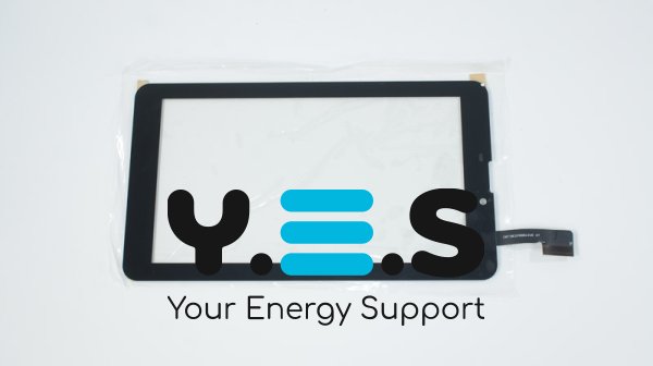 Сенсорне скло (тачскрін) CN039C0700G1 2V0 7" 184×104/155×87 мм 30pin чорне