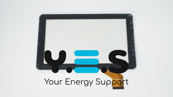 Сенсорне скло (тачскрин) H-CTP090-001FPC 9", 233×141/198×112 мм, 50 pin