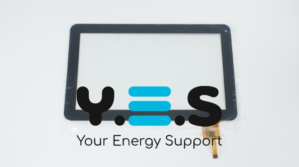 Сенсорне скло (тачскрин) JC0052-A 10,1" 256×159 мм, 12 pin, чорне