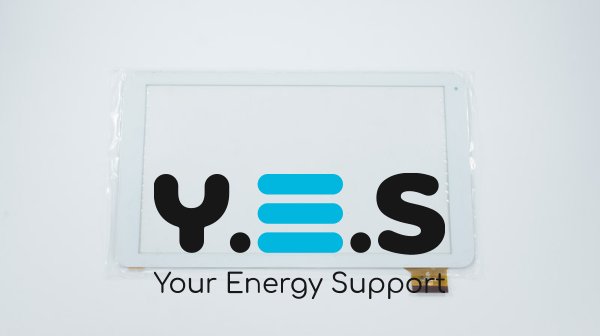 Сенсорне скло (тачскрін) HK10DR2496-V02 10,1" 256×145/222×126 мм 50 pin біле