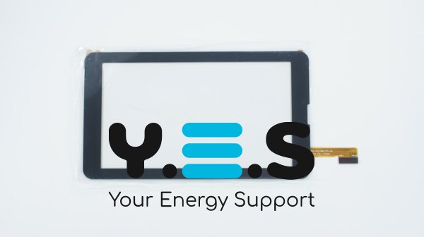 Сенсорне скло (тачскрін) YLG-CEG7388-FPC-A0 7" 184×104/155×87 мм 30 pin чорне