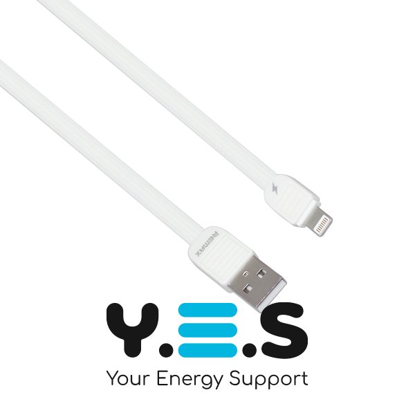 Кабель REMAX Puff USB–Lightning для iPhone/iPad, білий