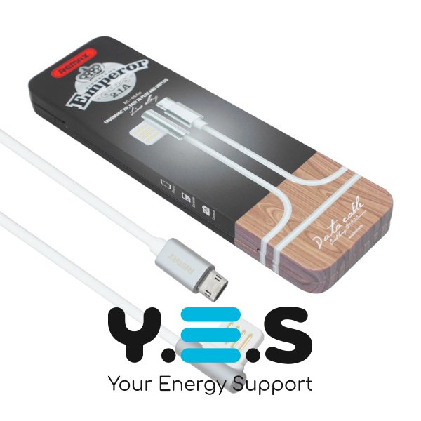 Кабель REMAX Emperor USB–Micro USB, сріблястий