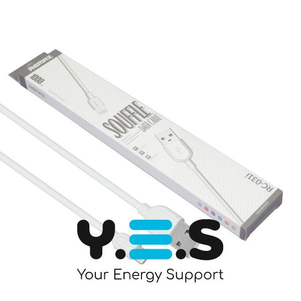 Кабель REMAX Souffle USB–Lightning (iP) для iPhone/iPad, білий