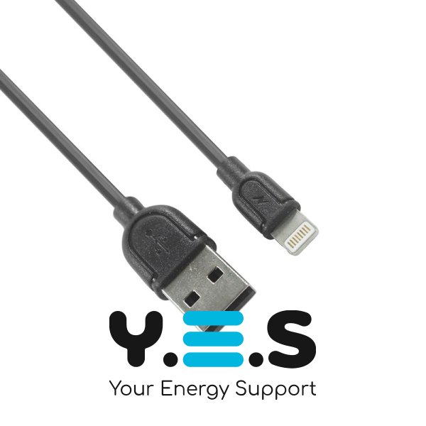 Кабель REMAX Souffle USB–Lightning (iP), чорний