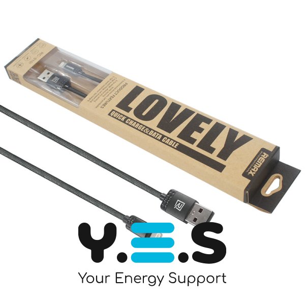 Кабель REMAX Lovely USB–Lightning (iP) для iPhone/iPad, чорний