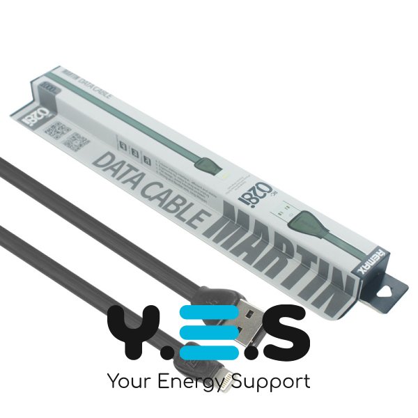 Кабель REMAX Martin USB–Lightning (iP) чорний
