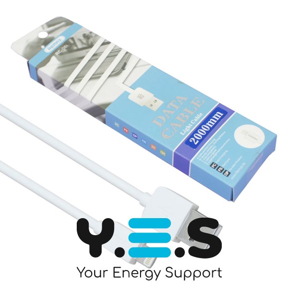 Кабель REMAX Light USB–Lightning (iP) 2 м, білий