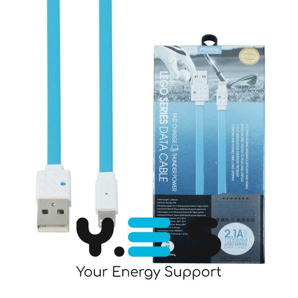 Кабель REMAX Lego USB‑A → Lightning (iP), синій