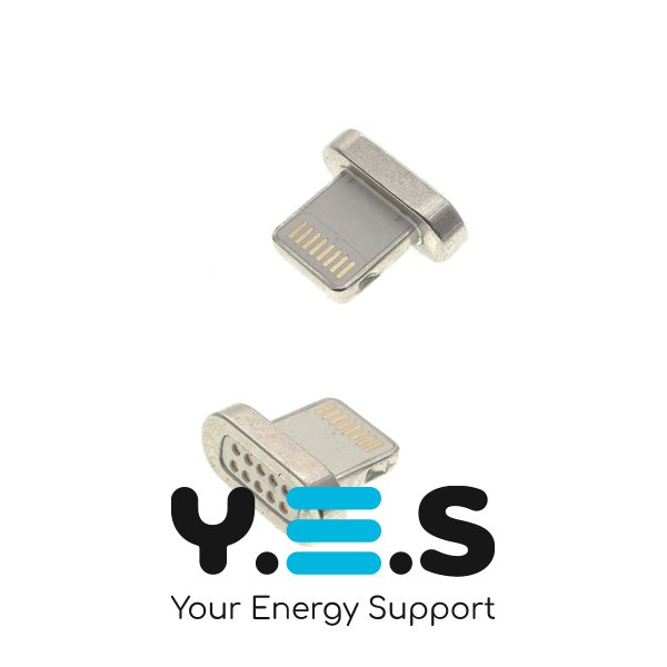 Магнітний металевий Clip-On адаптер для кабелю iPhone