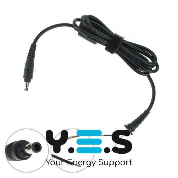 DC кабель живлення для БЖ Samsung 90W 5.5×3.0-PIN, прямий штекер (БЖ→ноутбук) Original