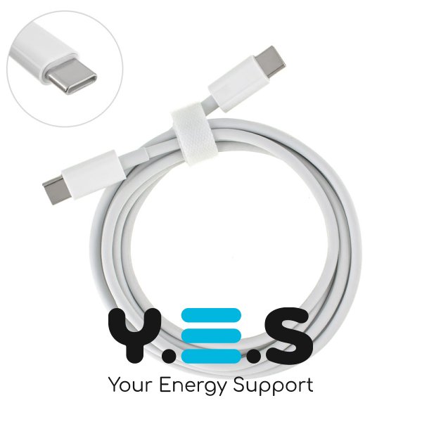 Кабель живлення USB‑C для БЖ Apple 29W/30W/61W/87W до ноутбука (A1739, MLL82AM/A) Original