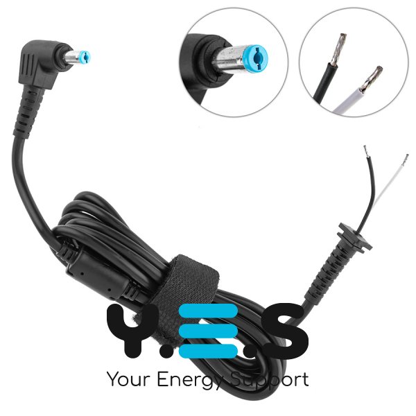 DC кабель живлення для БЖ ACER 90W 5.5x1.7мм, 2x1мм, L-штекер, 170см Original