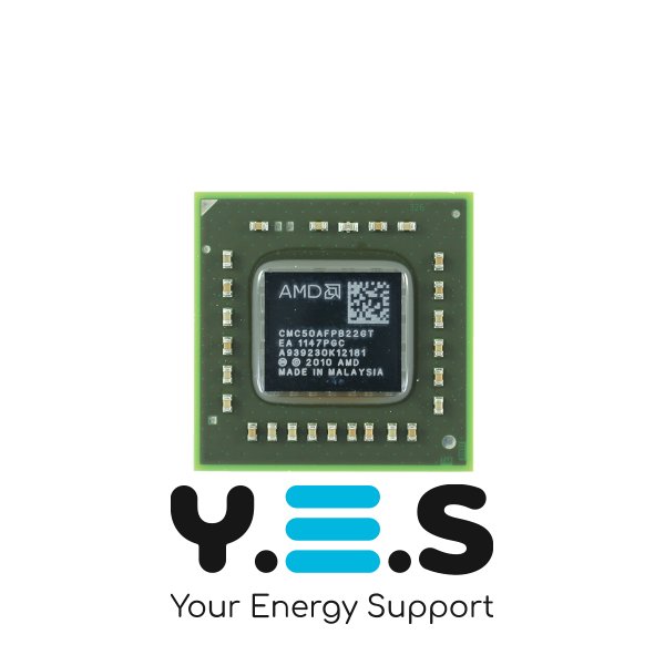 Процесор для ноутбука AMD C-50 Ontario 2×1ГГц 1МБ 9Вт Radeon HD6250 BGA413 CMC50AFPB22GT