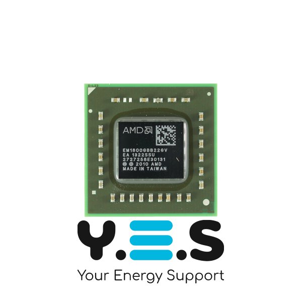 Процесор AMD E2-1800 Zacate 2‑ядерний 1.7ГГц 1МБ 18W Radeon HD7340 BGA413 FT1 EM1800GBB22GV