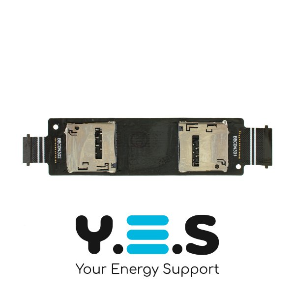 Роз’єм SIM-карт на шлейфі (2 SIM) для Asus ZenFone 5 A500KL/A500CG/A501CG