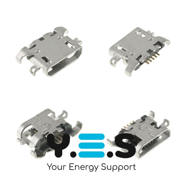 Розʼєм зарядки MicroUSB 5pin MC-125 для Lenovo A670T,S650,S720,S820,A859,A830,A850,P780,A319,A536 Original