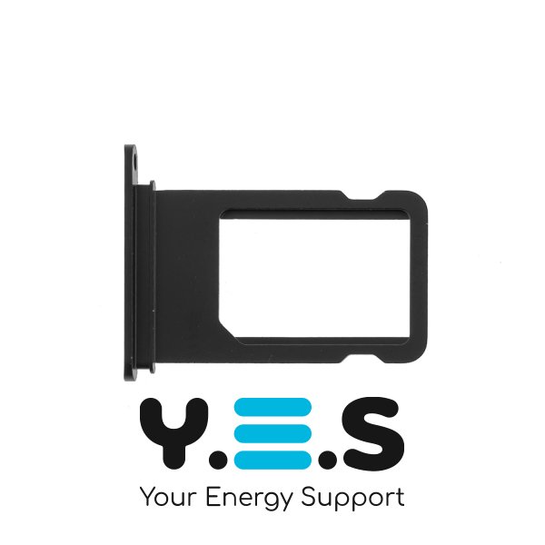 Лоток SIM-карти (слот) для Apple iPhone 7 Plus, чорний, Original