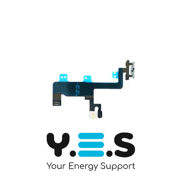 Шлейф кнопки увімкнення/вимкнення (on/off) з компонентами для Apple iPhone 6