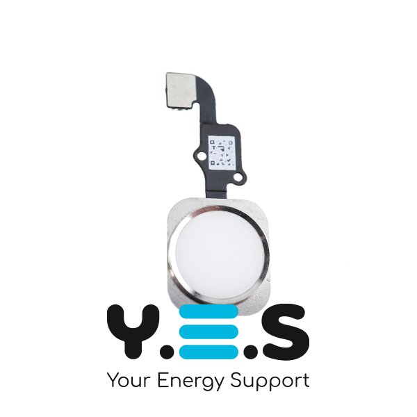 Шлейф с кнопкой home для Apple iPhone 6, iPhone 6 Plus, silver