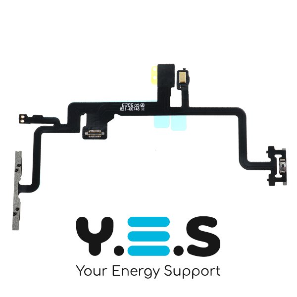 Шлейф кнопки ввімк./вимк. з компонентами для Apple iPhone 7+ Plus