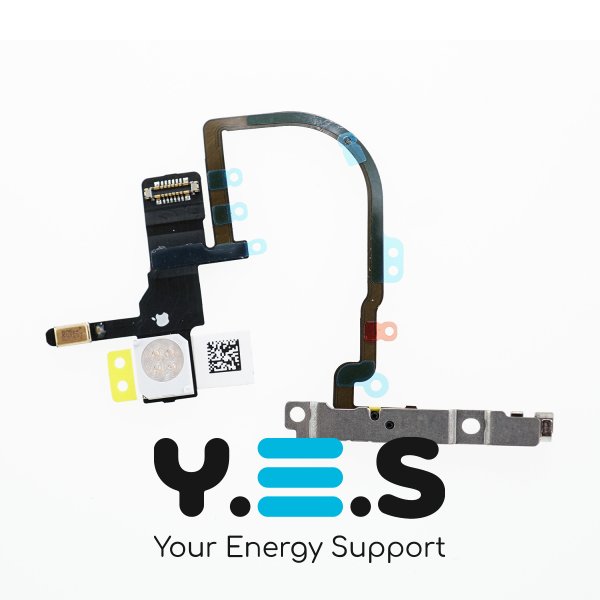 Шлейф кнопки живлення On/Off з компонентами для Apple iPhone XS