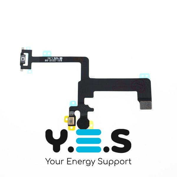 Шлейф кнопки ввімкнення/вимкнення (On/Off) з компонентами для Apple iPhone 6+ Plus