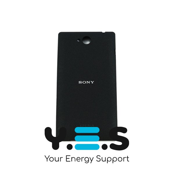 Задня кришка корпусу для Sony C2305 S39h Xperia C, чорна